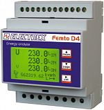 - FEMTO D4 RS485 230-240V ENERGY ANALYZER