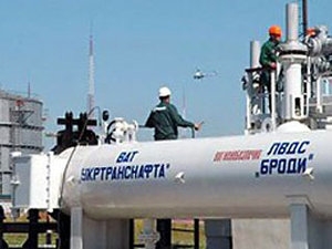 Пробная прокачка нефти по нефтепроводу Одесса-Броды на Мозырский НПЗ завершена