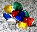 Строб-лампа СЛЕ-P06-220В/E27 цвет: желтый, зеленый, красный, прозрачный, синий