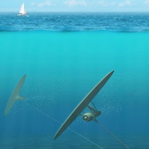 Подводные электротурбины по форме напоминающие воздушных змеев более эффективны в производстве электроэнергии