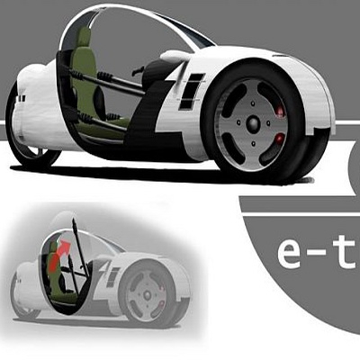 Трехколесный электрический концепт E-Trike