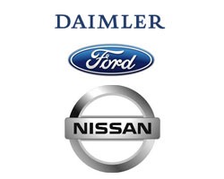 Daimler, Ford  Nissan      