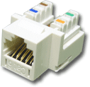 Модуль Keystone, RJ45, UTP, кат.6, 110