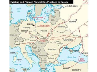 С газопроводами "Газпрома" в Европе возникла проблема