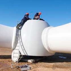Самый большой в Беларуси ветряк выработал первые мегаватты электроэнергии
