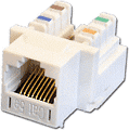 Keystone, RJ45, UTP, кат.5E, 110, цветные