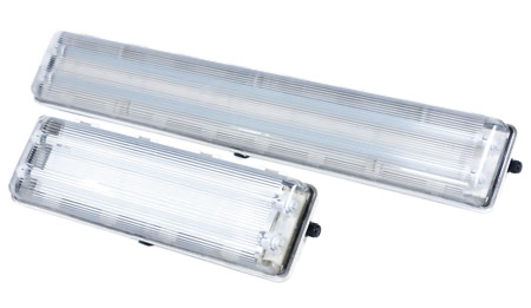 Пластиковые взрывозащищенные светильники для люминесцентных и светодиодных ламп серии ВЭЛАН 51-П