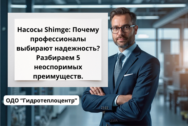Насосы Shimge. Почему профессионалы выбирают надежность? Разбираем 5 неоспоримых преимуществ