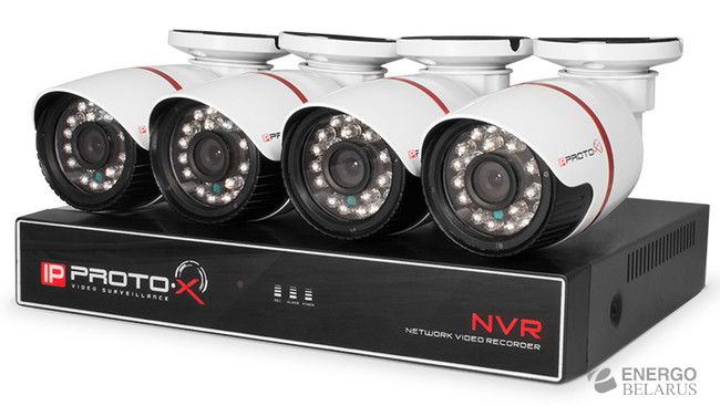 Комплект видеонаблюдения Proto-X Combo-IP 4W