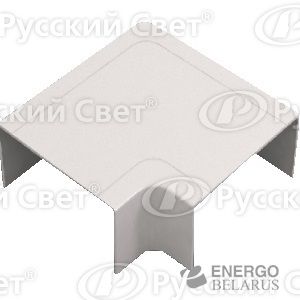 Угол плоский для кабель-канала 100х50 бел. Т-Пласт 50.07.001.0050