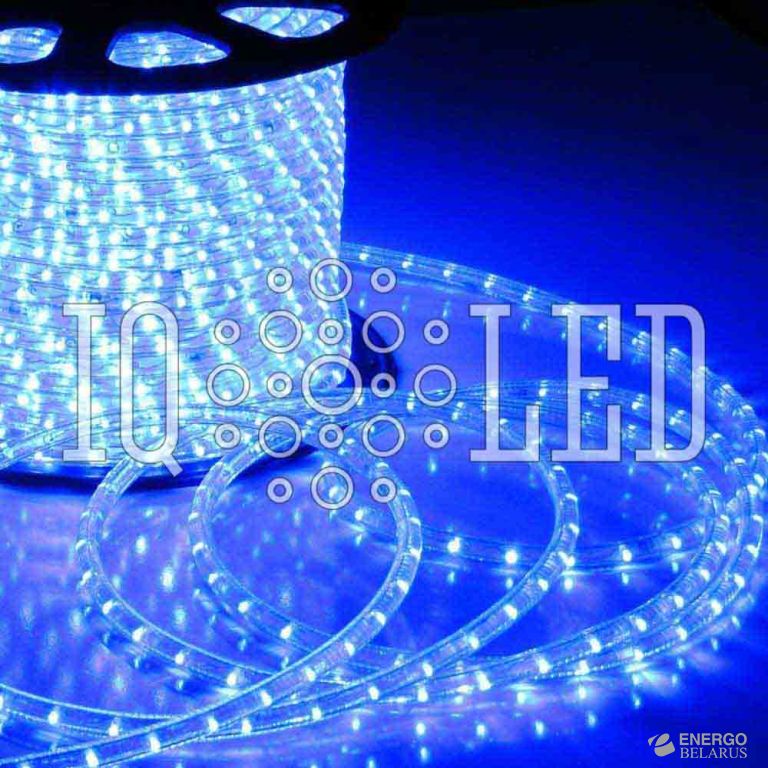 Дюралайт круглый 5W 100M 240V K/2, 77CM синий, 16мм (4м)