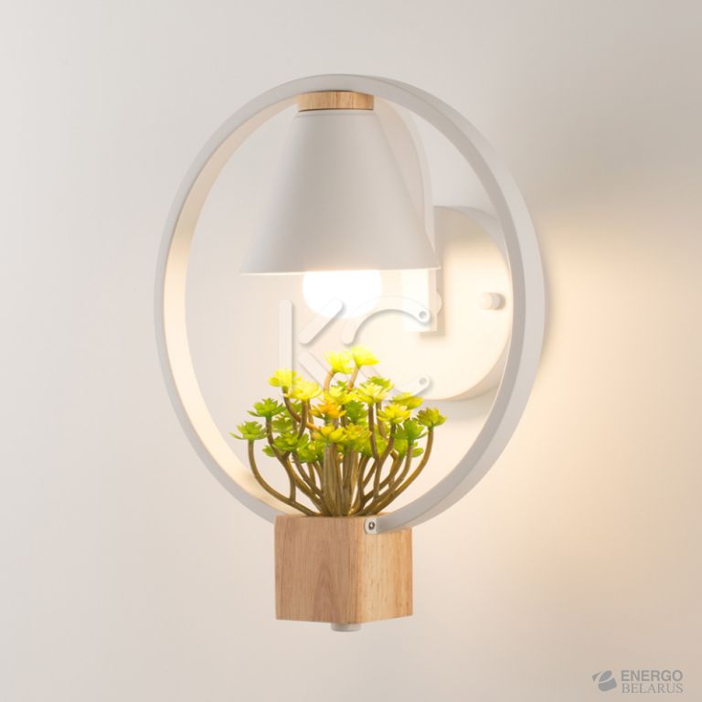 Светильник светодиодный настенный Астерия MMD-LED B149-4-1xE27, белый, Home Light