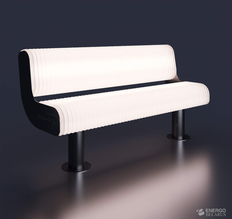 Скамейка с подсветкой