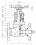 Задвижка компактная ЗКС 31с77нж DN25 PN 1,6 МПа фланцевое исполнение