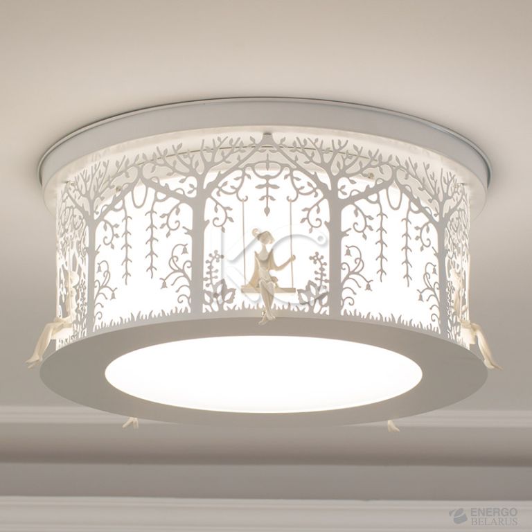Светильник светодиодный потолочный Астерия MMD-LED D009-3-5xE27, белый, Home Light
