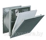 Вентилятор с фильтром для шкафов Elbox серии EMS, 320х320х15, до 785 м3/ч, 230 В, IP 55, цвет серый