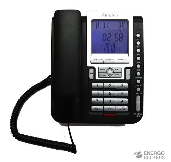 Аппарат телефонный проводной кнопочный Аттел 211
