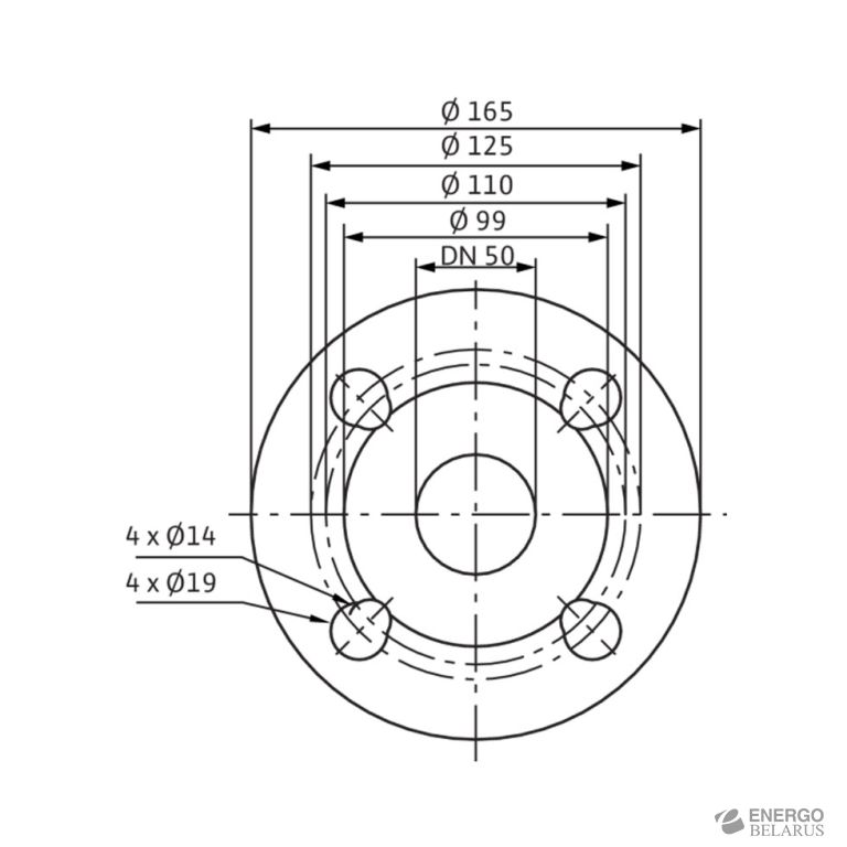 Насос Wilo-Stratos-D 50/1-8 PN6/10