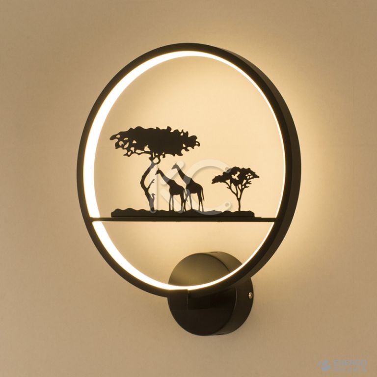 Светильник светодиодный настенный Астерия MMD-LED C070-9-14W, 4000K, черный, Home Light