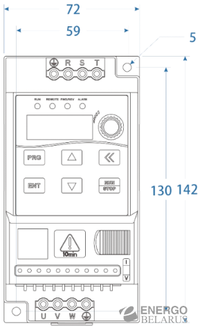 Преобразователь частотный Wecon VM-4T004, 4 кВт