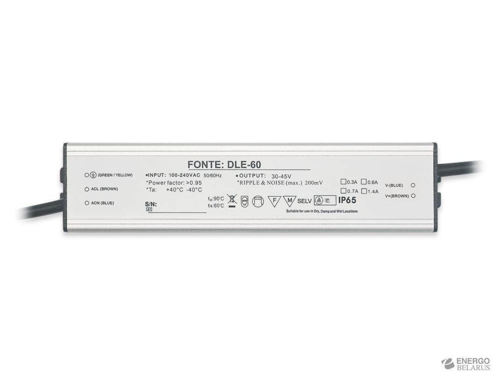 Источник питания Fonte DLE-60-1,4-IP65