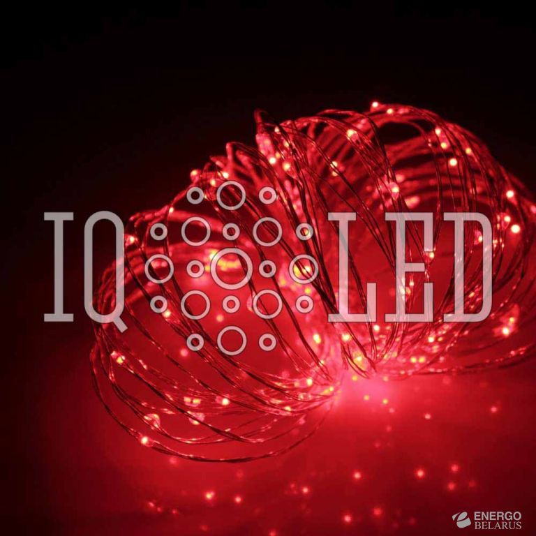 Гирлянда Роса 12В 10M красная