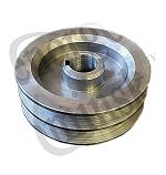 Шкив двухручейковый d. 22х2x140 мм (профиль "Б") ременной