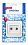 Розетка компьютер+телефон RJ-45+Phone 1 местная белая "Марс", Smartbuy