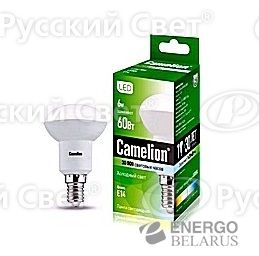 Лампа светодиодная LED6 R50/830/E14 6Вт 220В Camelion 11658