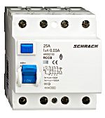 УЗО AR 10кА 4P 25A/ 30mA тип AC