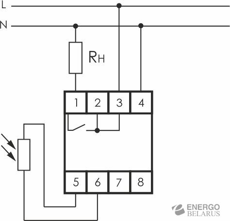 Фотореле (автомат светочувствительный) AZ-B230В 16А 1NO IP20