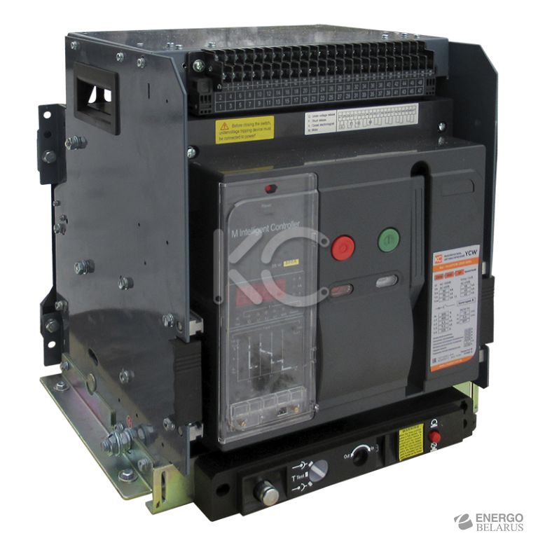 Воздушный автоматический выключатель YCW1 3200/2500А 3P 80кА выкатной АС220 КС