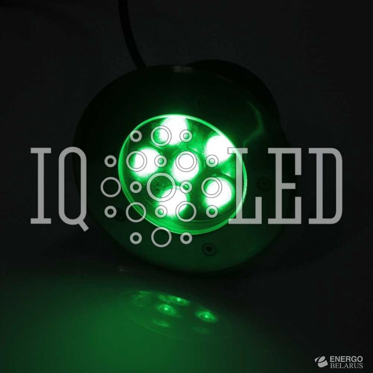 Свет грунтовой зеленый D150, 6 Вт, 12V