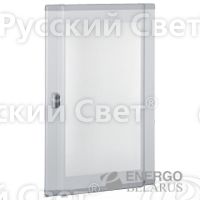 Дверь для шкафов XL3 160 (выгн. стекло) H=600мм Leg 020263