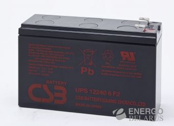 Батарея аккумуляторная CSB UPS 12240 6 F2 12V/5Ah Slim