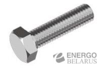 Болт с шестигранной головкой с резьбой на части стержня