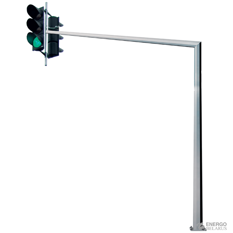 Стойка светофорная стальная коническая СС2ак-5,8-6-63/265 граненая t=6