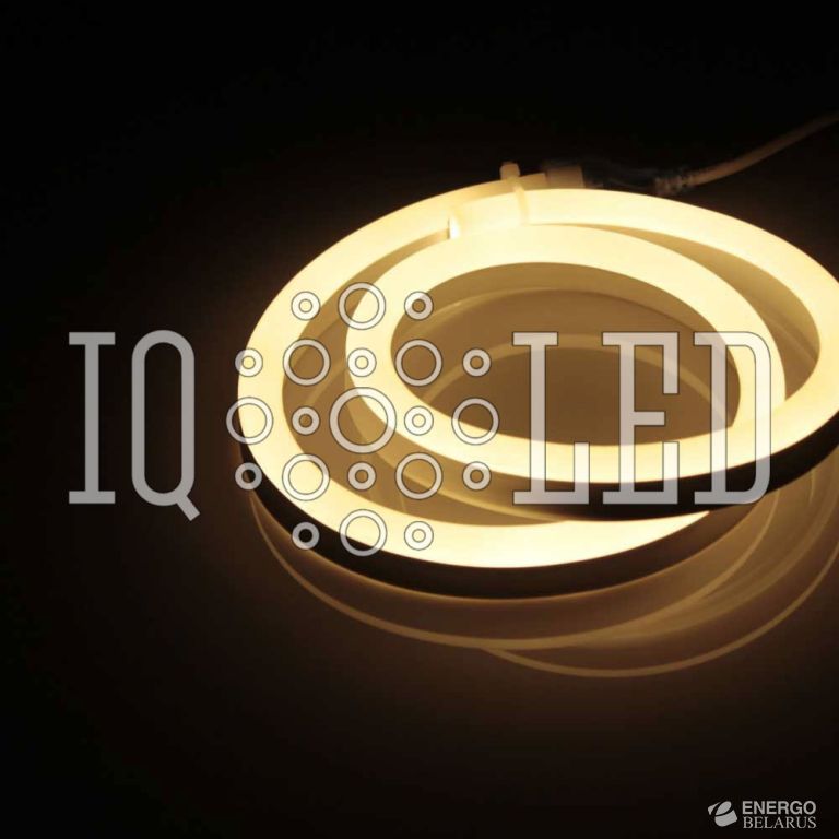 Неон SMD2835 24V, 120P, big size белый теплый, 12х25мм, 1метр