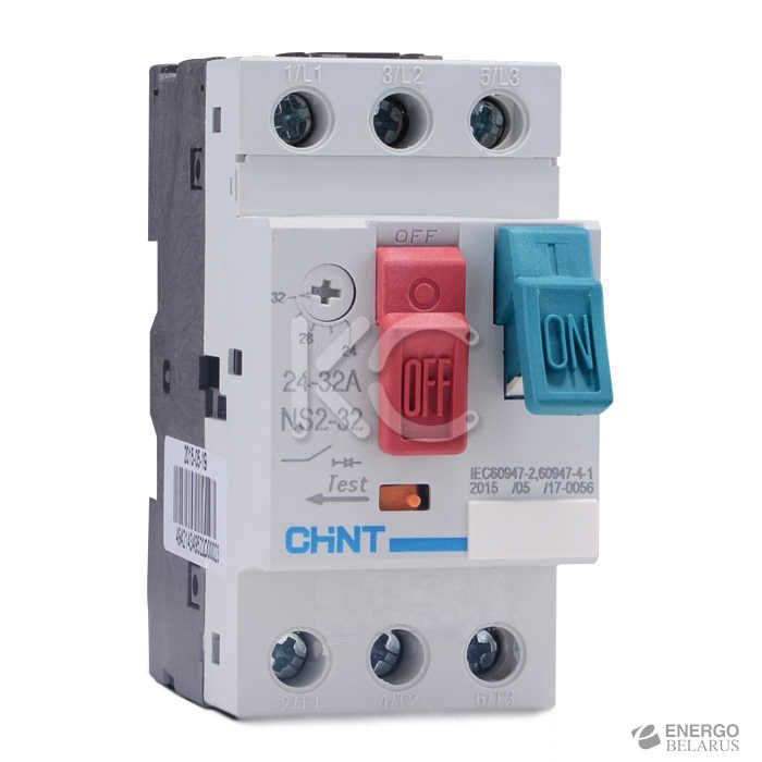 Автоматический выключатель защиты двигателя NS2-32 24-32A (R) (CHINT)