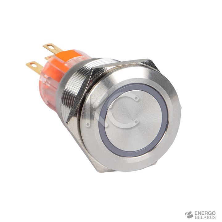 Кнопка S-Pro67 19 мм без фикс. с красной подсв. 230В EKF PROxima