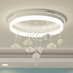 Светильник светодиодный потолочный Астерия MMD-LED D333-65см-37W, 4000K, белый, Home Light