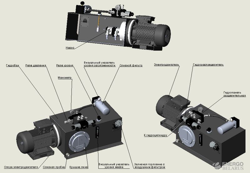 Станция гидравлическая компактора КС-20