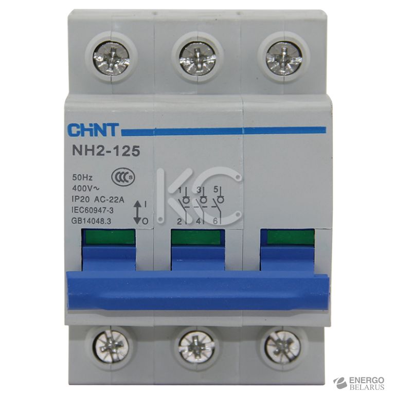 Выключатель нагрузки NH2-125 3P 125A (CHINT)