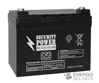 Аккумуляторная батарея Security Power SPL 12-33 12V/33Ah