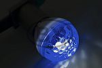Лампа строб ксеноновая 411-123 E27, D50mm, синяя NEON-NIGHT