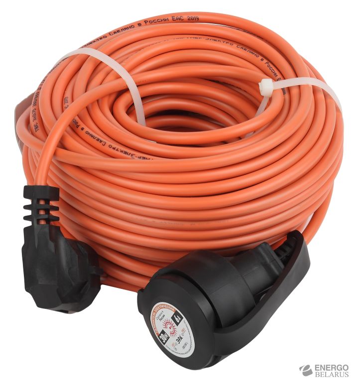 ЭРА Удлинитель силовой UPx-1e-3x0.75-30m-IP44 в бухте c/з 1 гн 30м ПВС 3х0.75 (8/192)