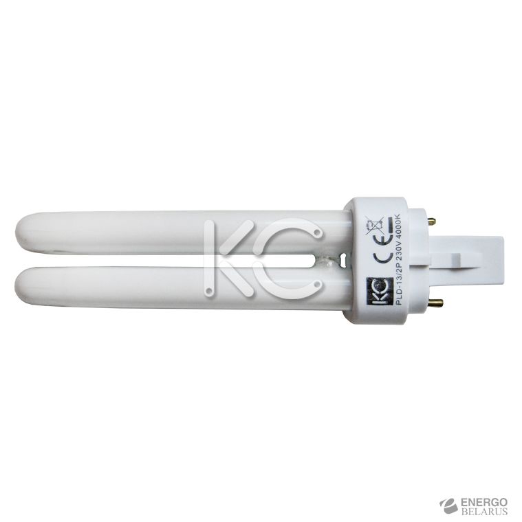 Лампа люминесцентная КЛЛ-PD-13Вт-4000К-G24D-1(2pin)-КС