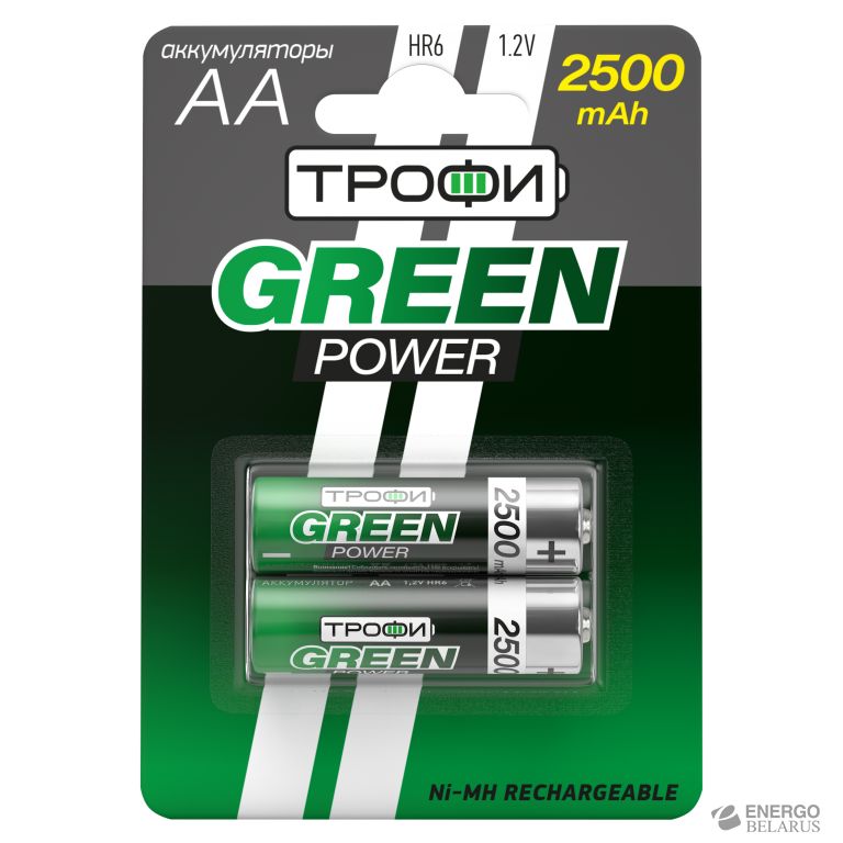 Трофи HR6-2BL 2500 mAh (20/240/11520)
