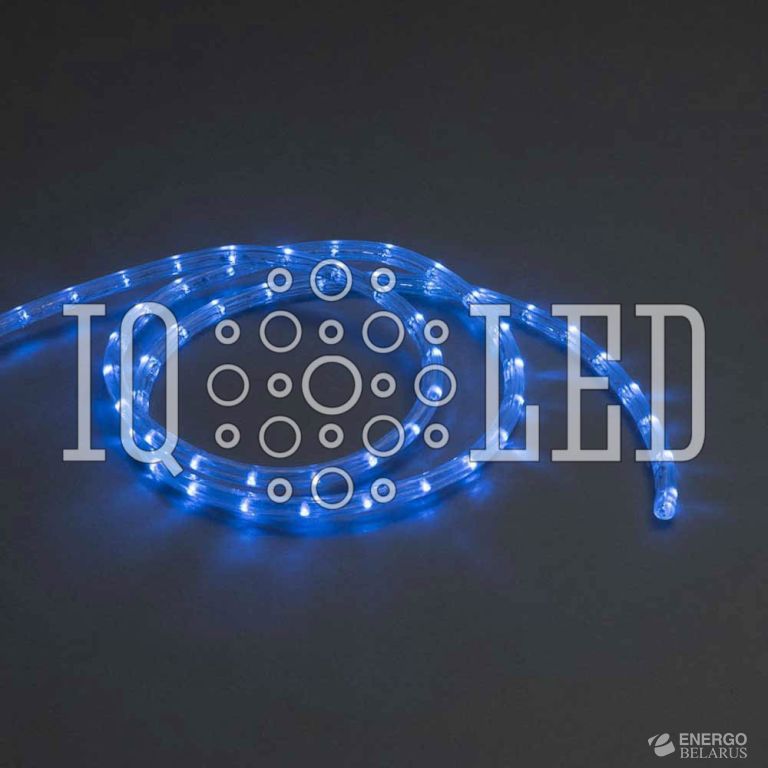 Дюралайт круглый 2W 100M 220V 3.33CM синий, 11.5мм, кратность резки 2М V2 (оттенок)