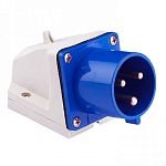 Вилка стационарная 513 2Р+РЕ 16А 220В IP44 EKF PROxima